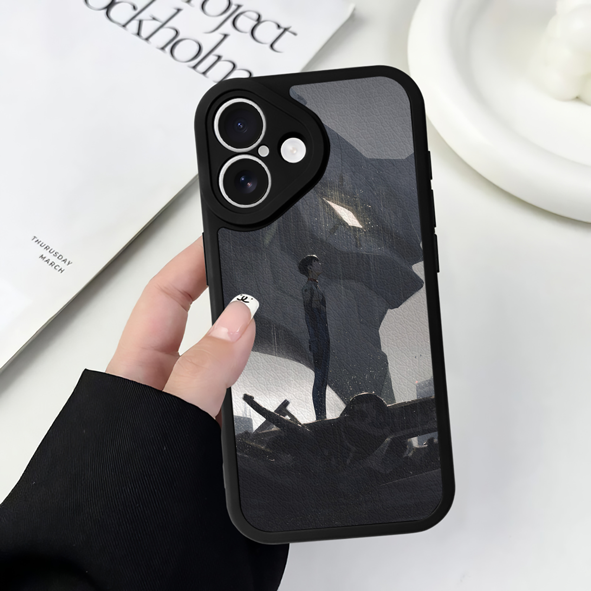 （画像用） EVA 新世紀エヴァンゲリオン 【iPhone 16シリーズ対応】シリコンスマホケース（レザー調） 材質：シリコン
